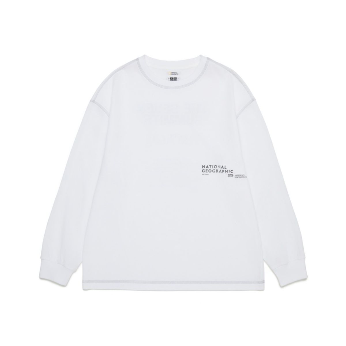 내셔널지오그래픽 키즈(NATIONAL GEOGRAPHIC KIDS) K253UTS810 어드벤처 싱글 티셔츠 WHITE