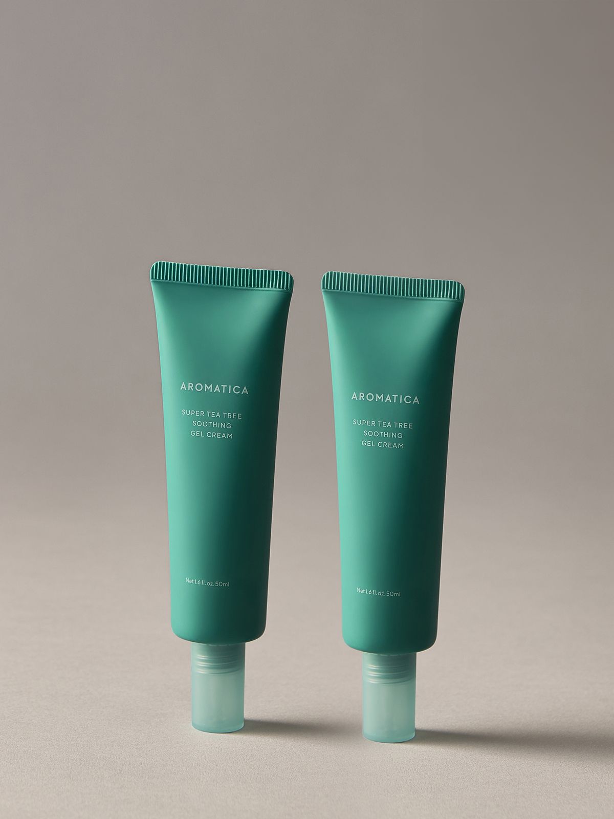 아로마티카(AROMATICA) [트러블 진정케어] 슈퍼 티트리 수딩 젤크림 50ML*2개 세트