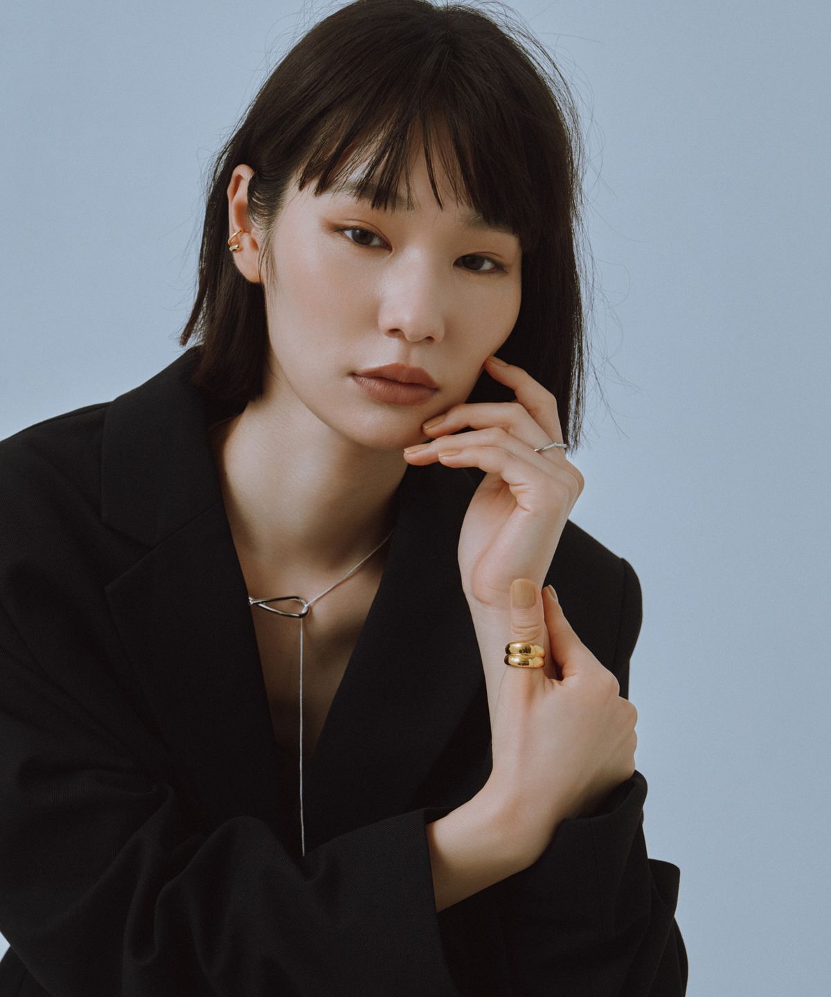 노비스도쿄(NOVICE TOKYO) 더블 링 Double Ring［Stainless］/ Gold