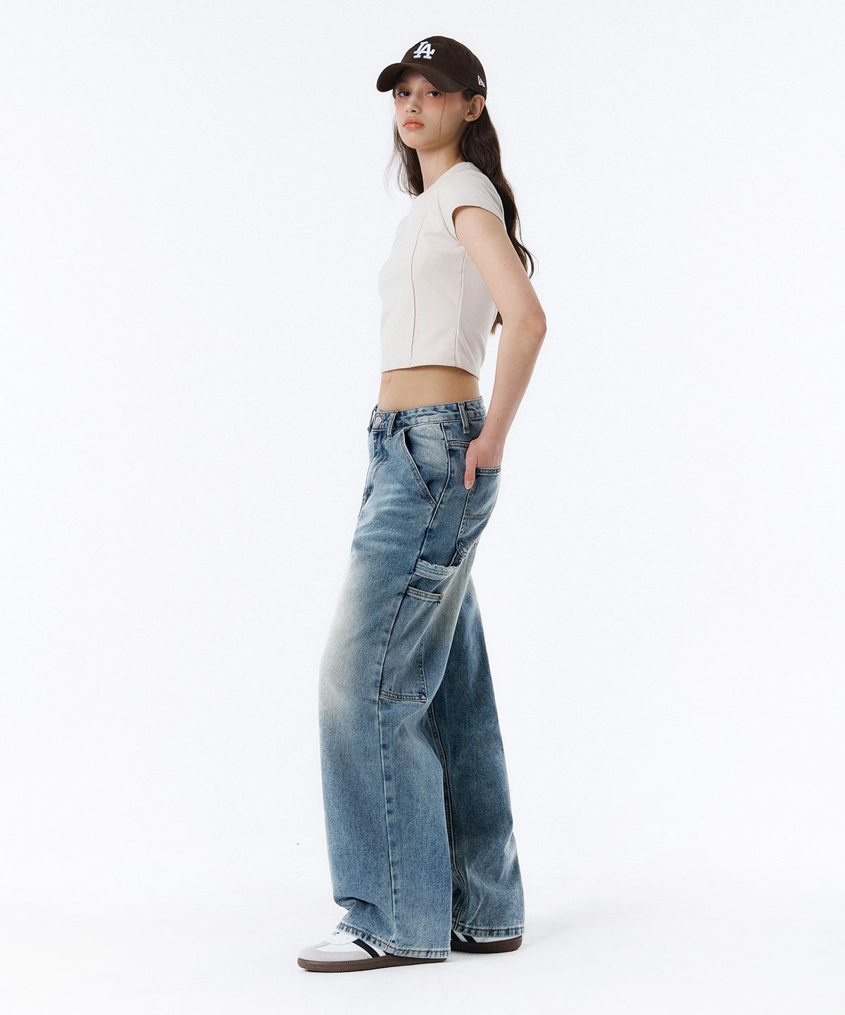 랜덤오프(RANDOMOFF) BTB : WORKSCAPE CARPENTER JEANS [BLUE CORE]