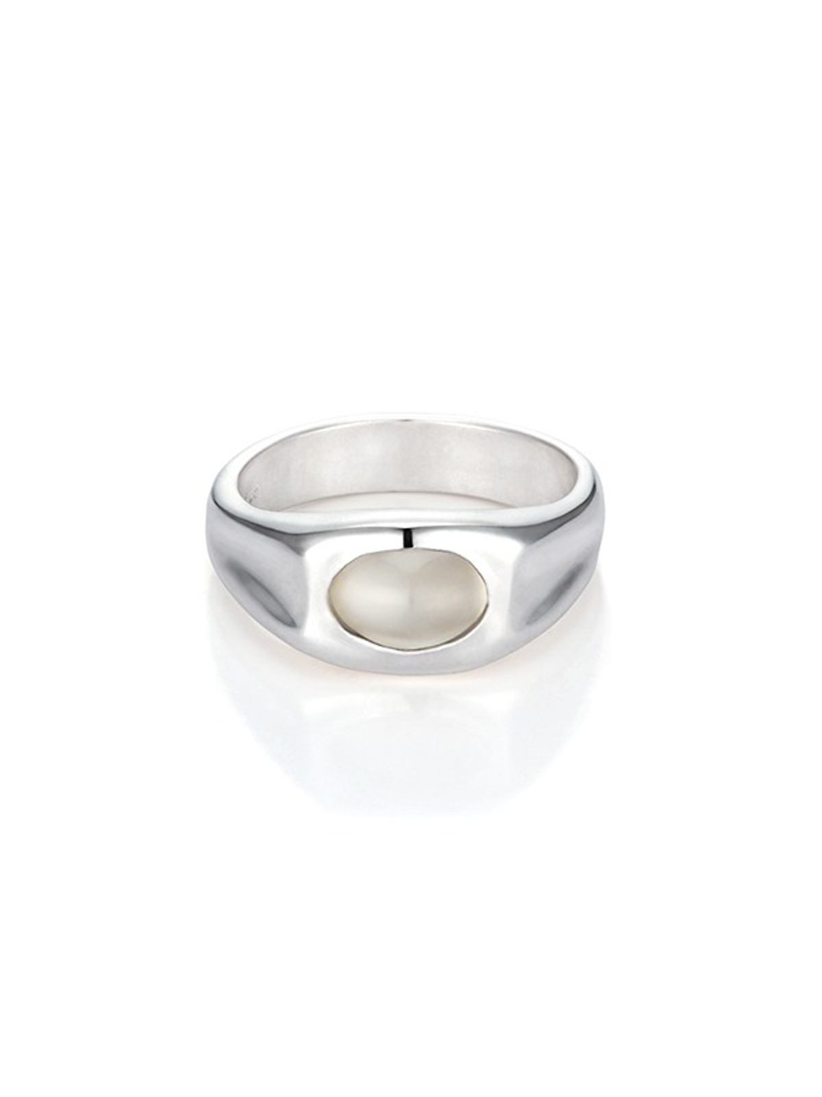 플릿(FLIT) ESSENTIDE WHITE GEMSTONE RING