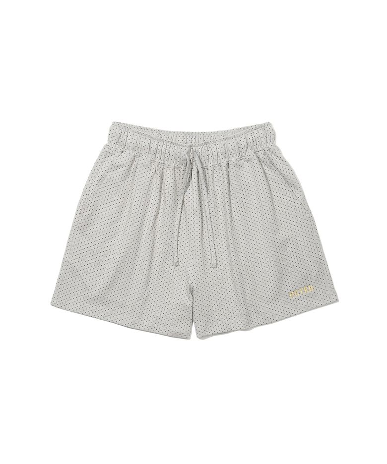 PETER DOT PAJAMA SHORTS - GRAY