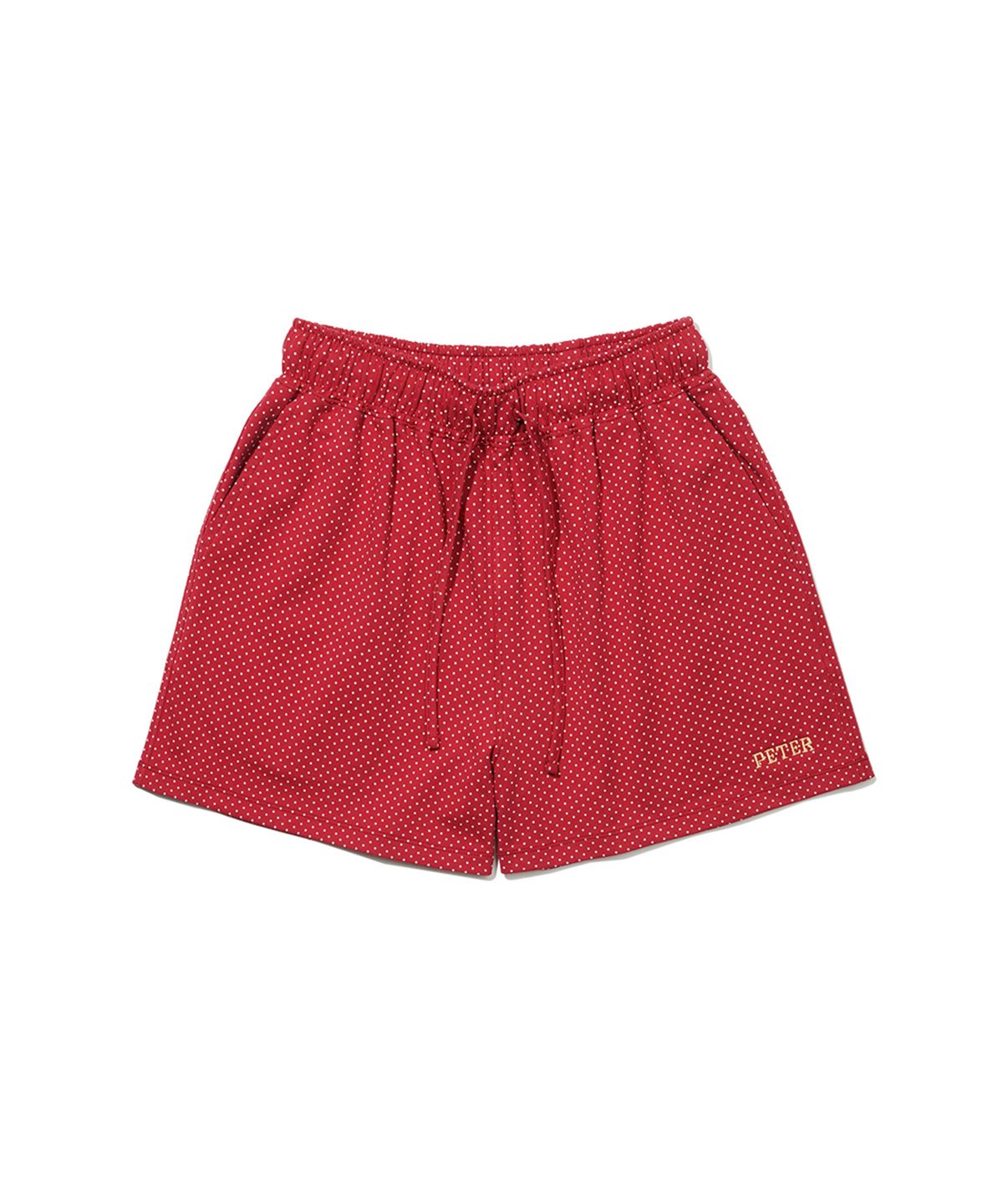 마이네임이즈피터(MYNAMEISPETER) PETER DOT PAJAMA SHORTS - RED