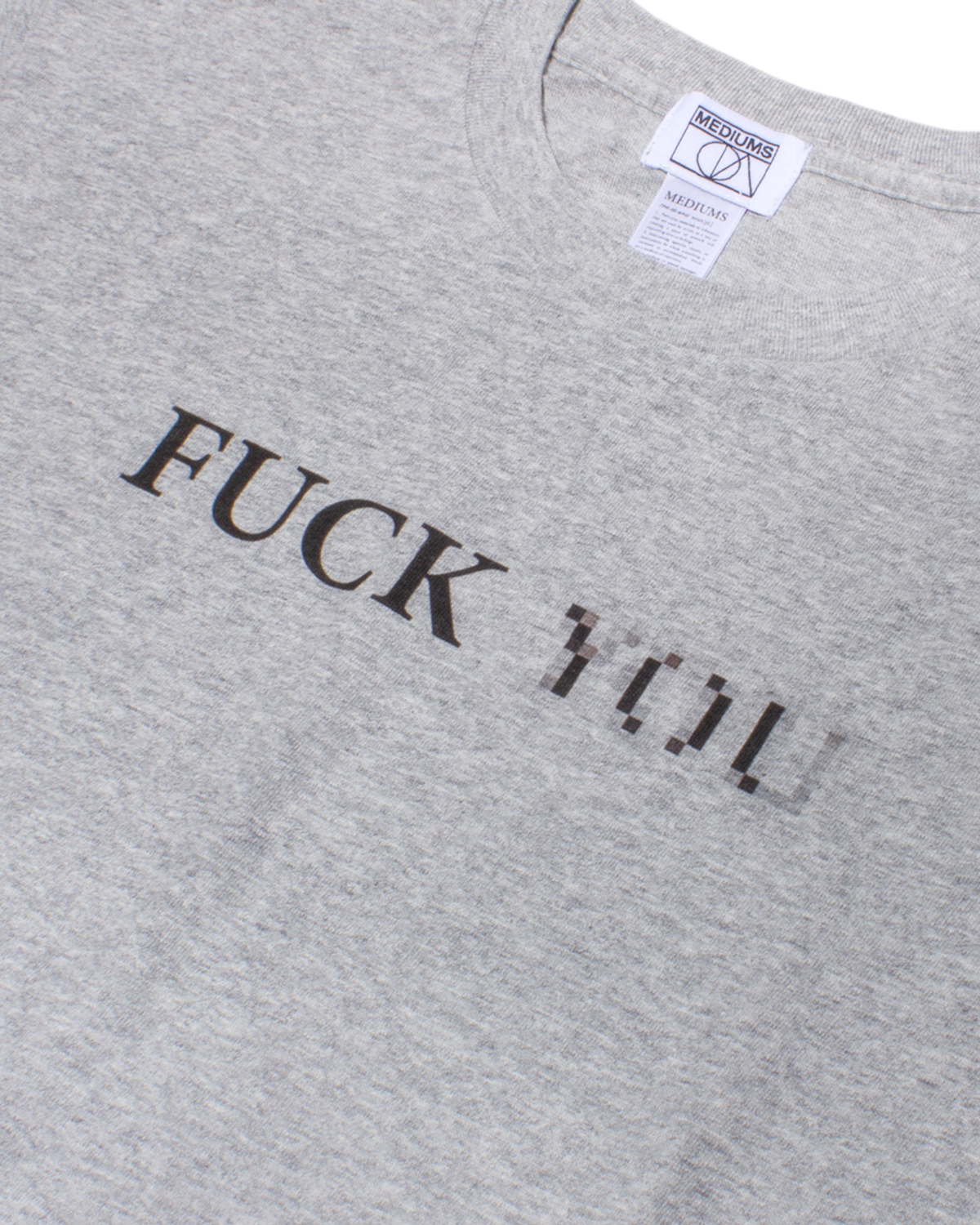 미디엄스(MEDIUMS) Censored Tee - Heather Gray(모자이크 티셔츠)