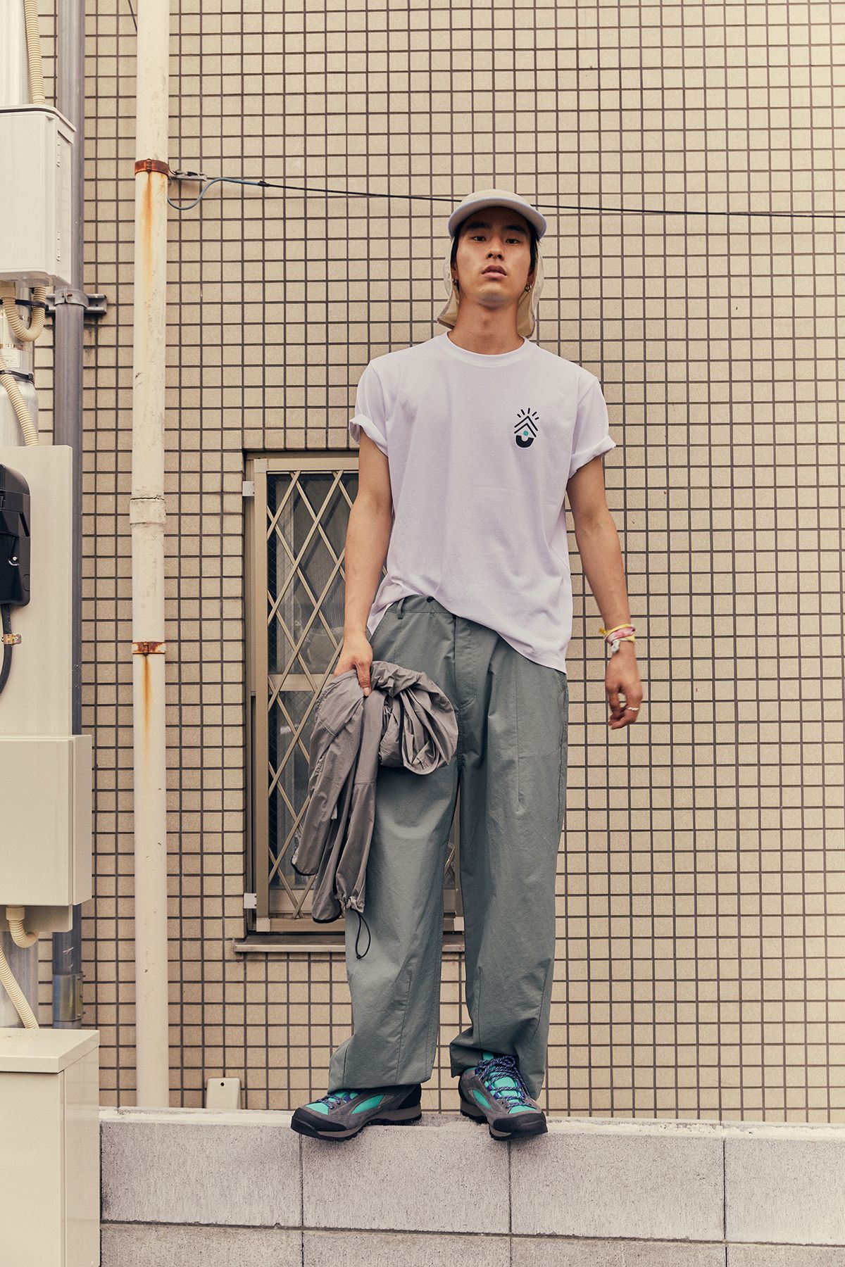 프라이데이세븐(FRIDAYSEVEN) 와이드 woodland walker pt cblue