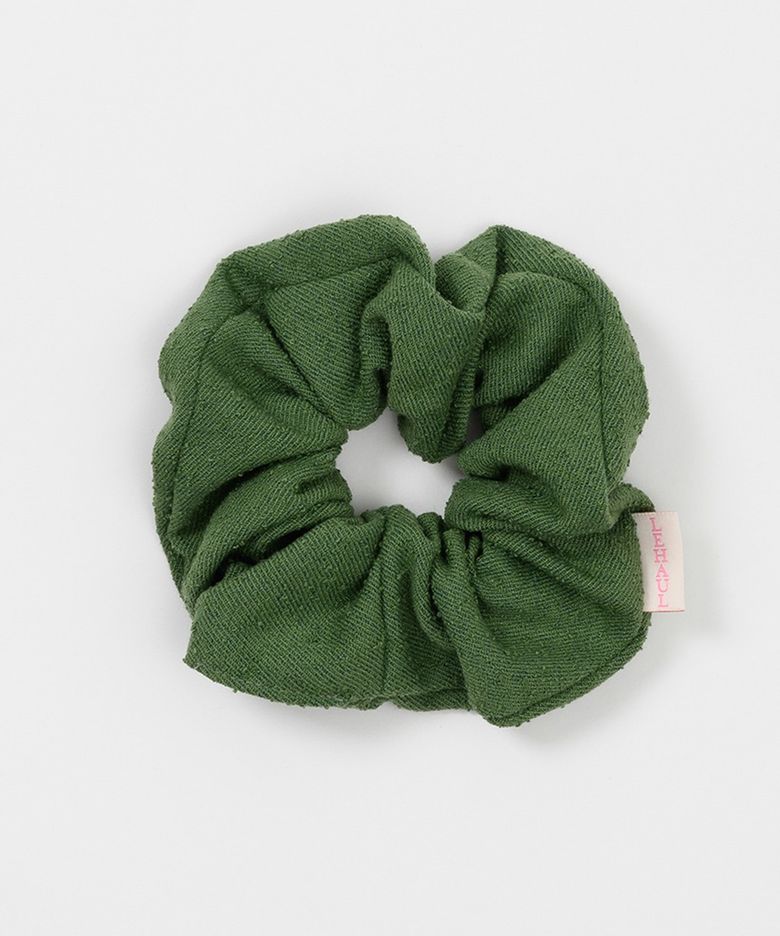 FINE FLOWER SCRUNCH (GREEN)