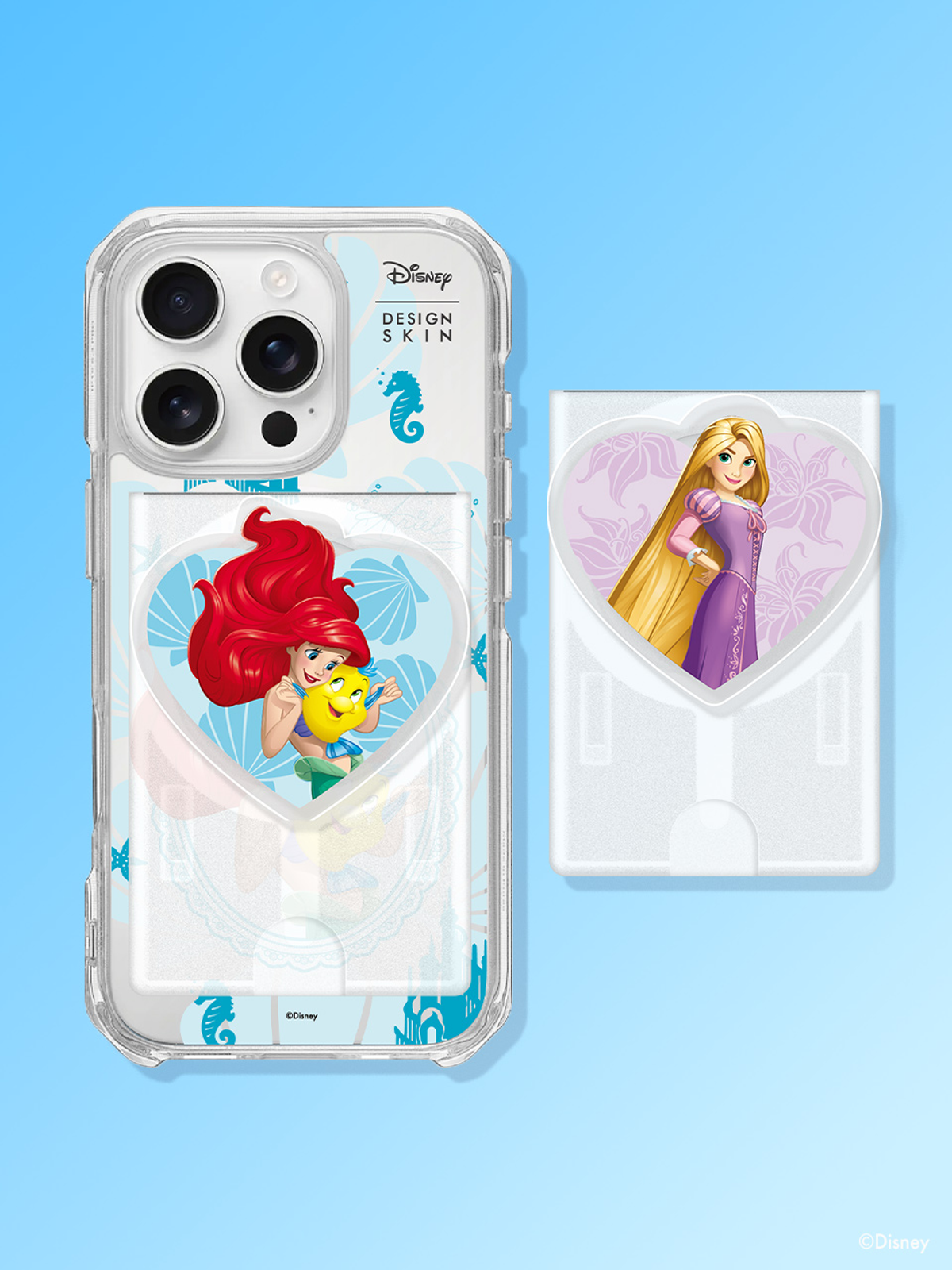 디자인스킨(DESIGNSKIN) [디즈니] 맥세이프 카드 포켓 그래픽톡_프린세스