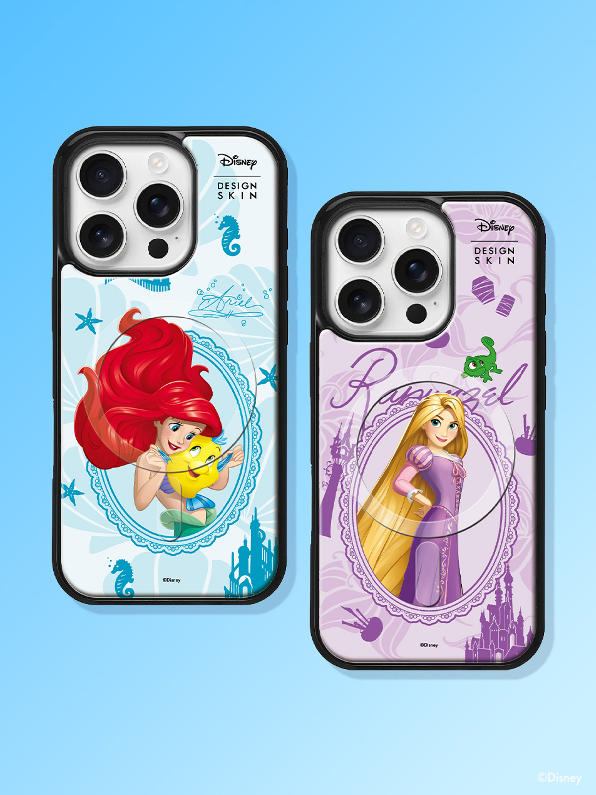 디자인스킨(DESIGNSKIN) [디즈니] 맥세이프 에폭시 그래픽 케이스_프린세스
