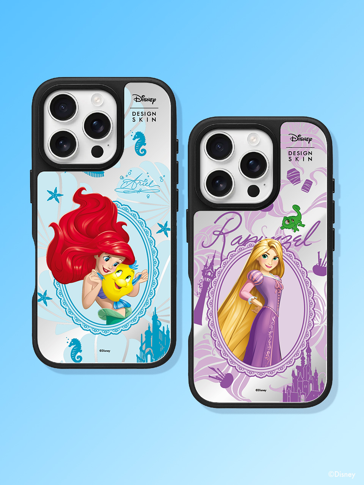 디자인스킨(DESIGNSKIN) [디즈니] 맥세이프 미러 그래픽 케이스_프린세스