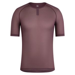 남성용 라이트웨이트 베이스 레이어 - 숏 슬리브 브라운