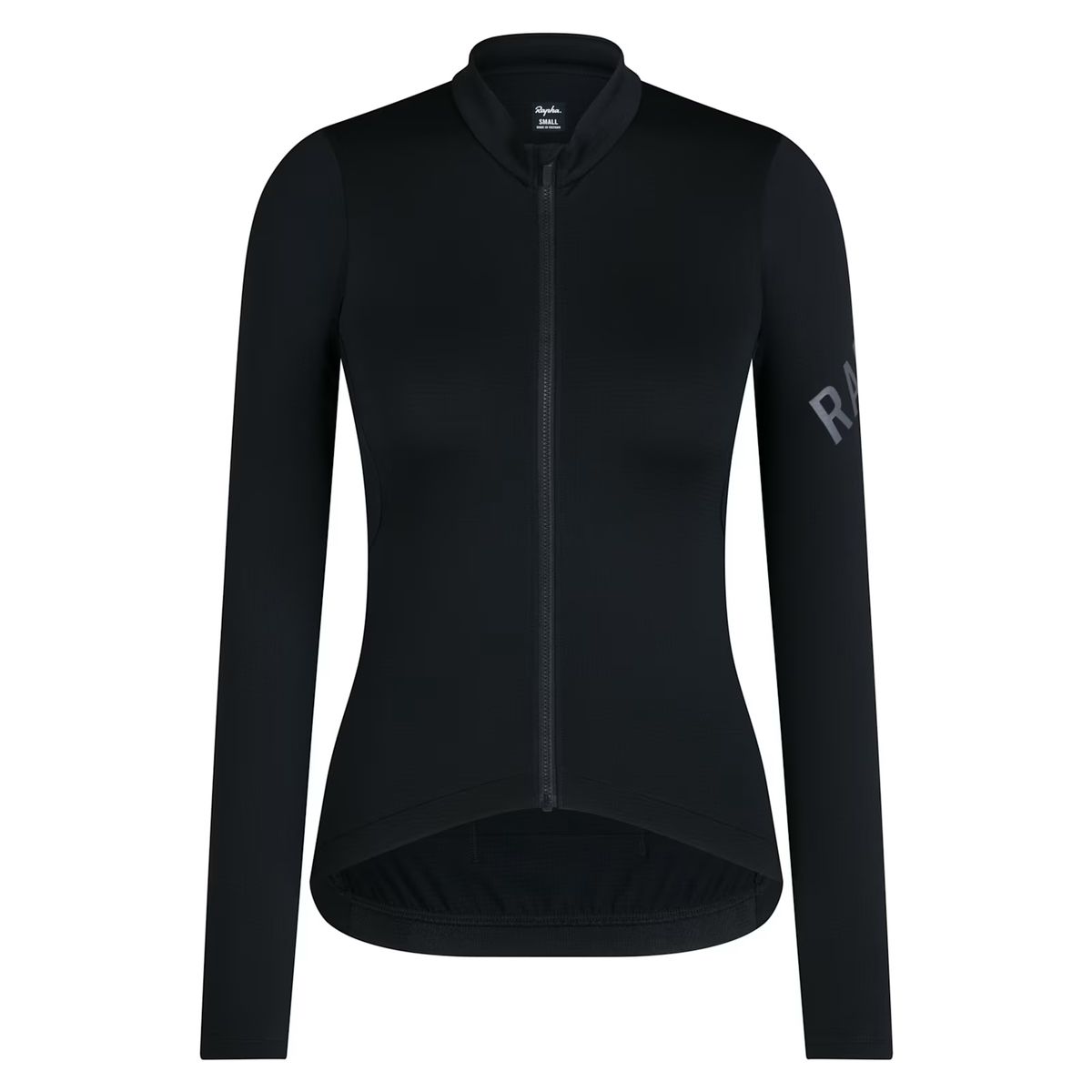 라파(RAPHA) 여성용 프로팀 롱 슬리브 미드웨이트 져지 블랙