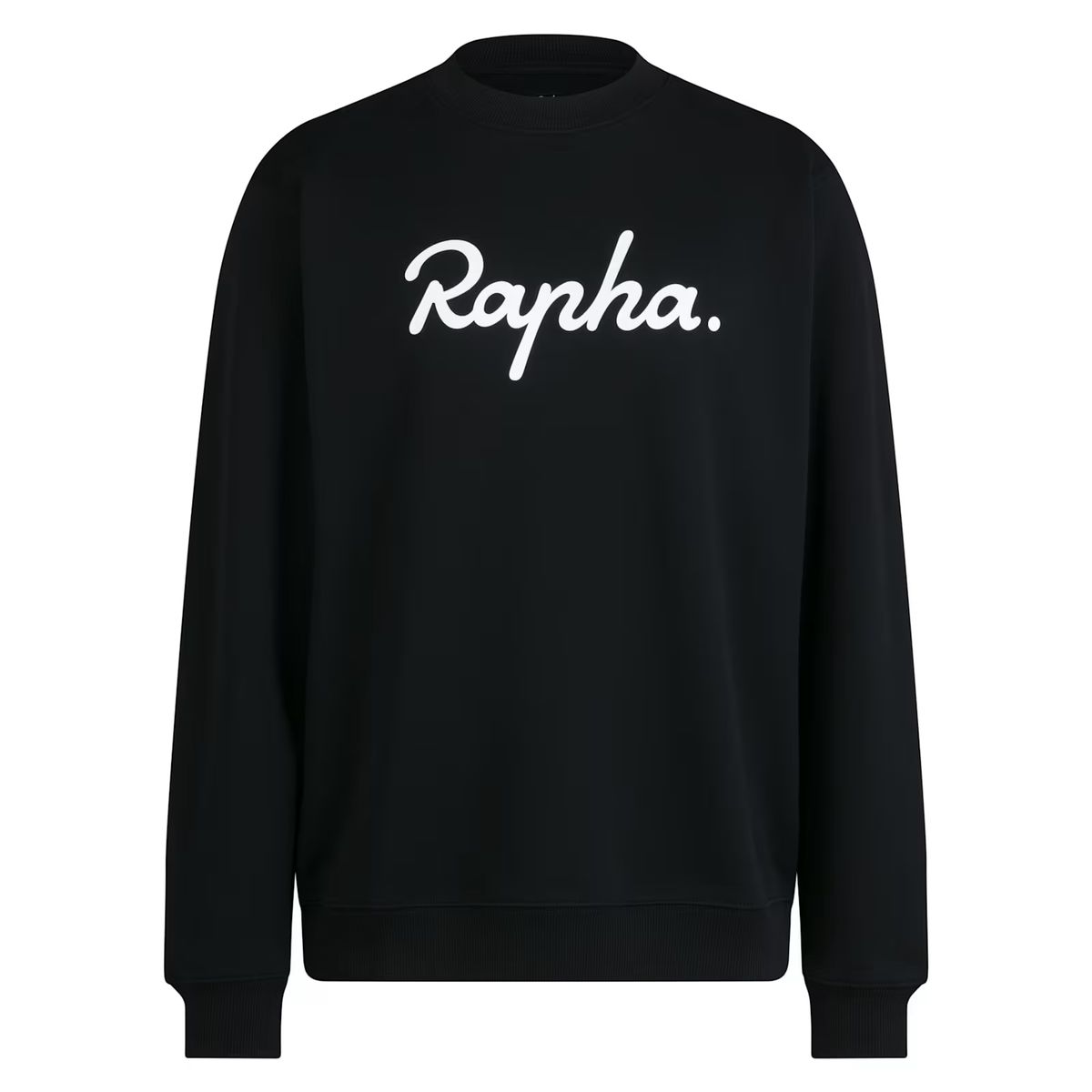 라파(RAPHA) 코튼 스웨트셔츠 - 라지 로고 블랙
