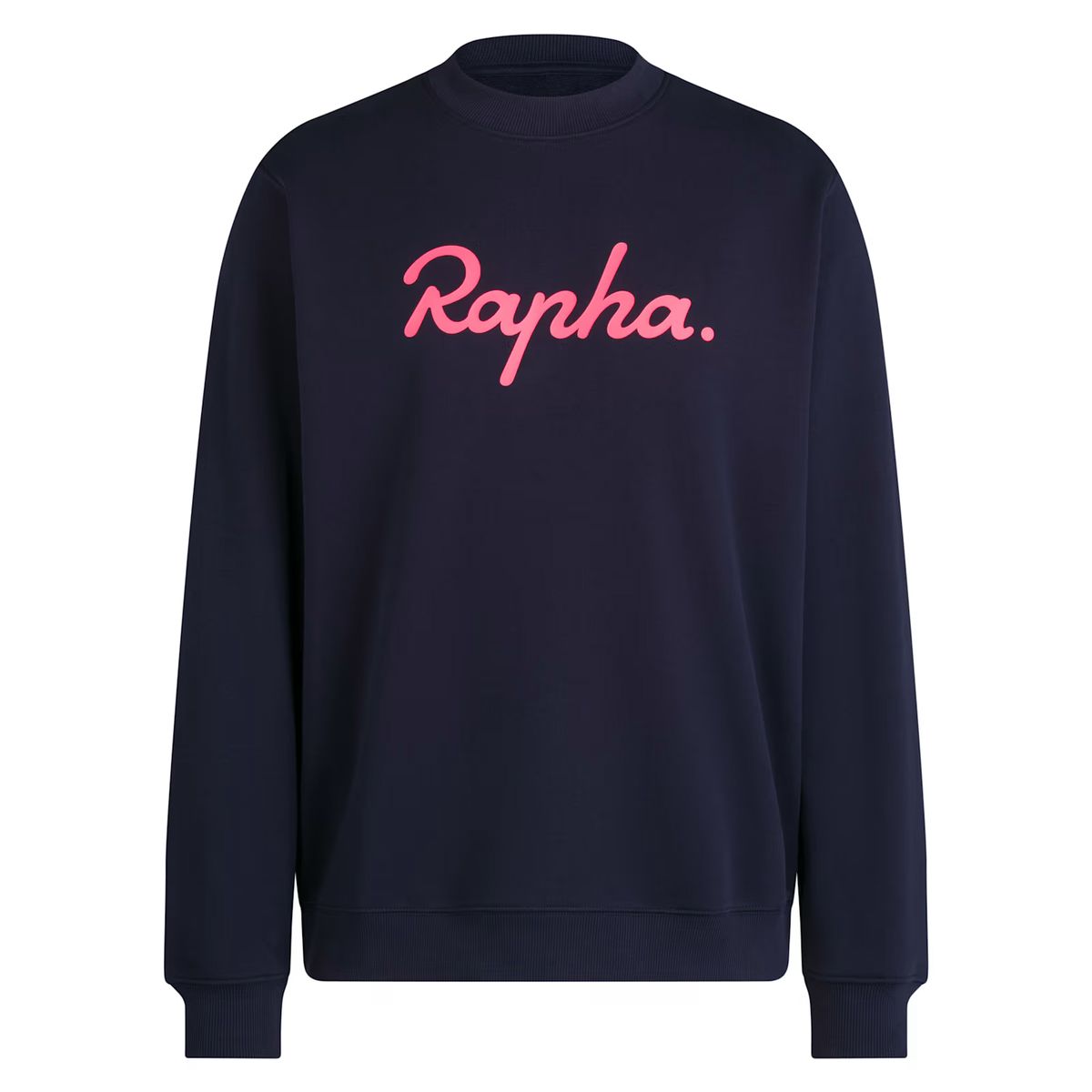 라파(RAPHA) 코튼 스웨트셔츠 - 라지 로고 다크네이비
