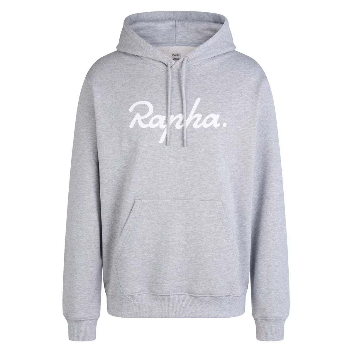 라파(RAPHA) 코튼 후디 - 라지 로고 그레이