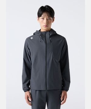 후드형 바람막이 자켓 차콜 그레이(SQ323UWB71)