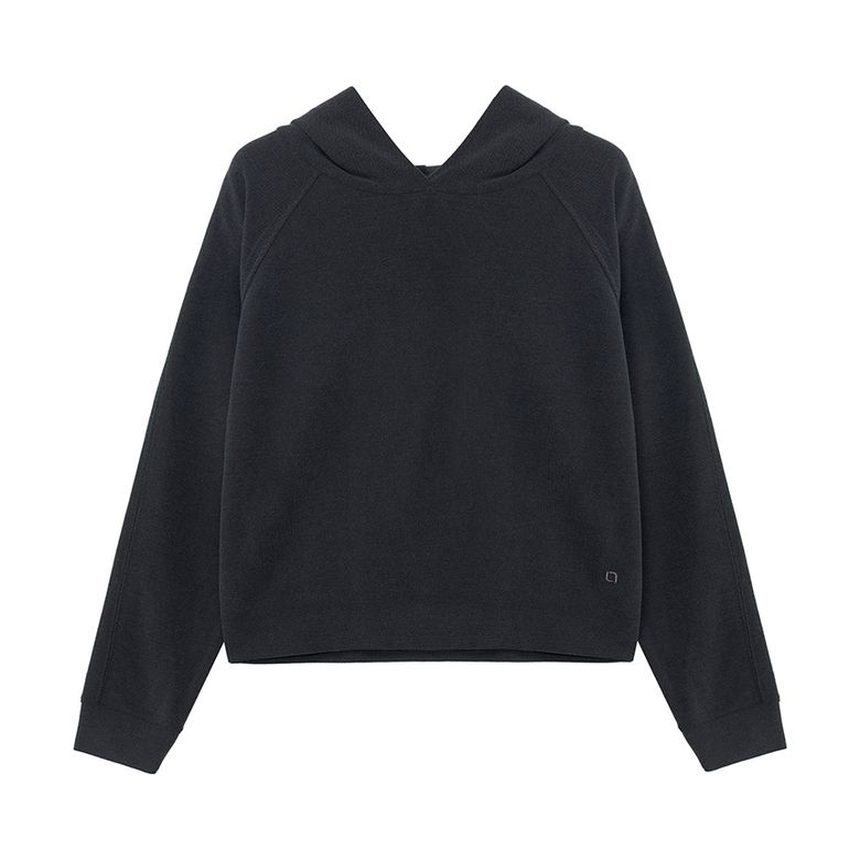 W 파구스 모달 후드 티셔츠 Dark Gray