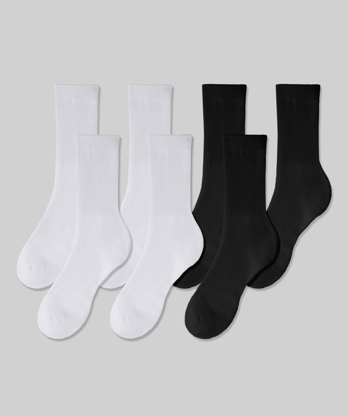 무신사 스탠다드(MUSINSA STANDARD) 헤리티지 애슬레틱 크루 삭스 7팩 [화이트/블랙]