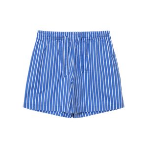 오키드 스트라이프 파자마 하프팬츠 Deep Blue