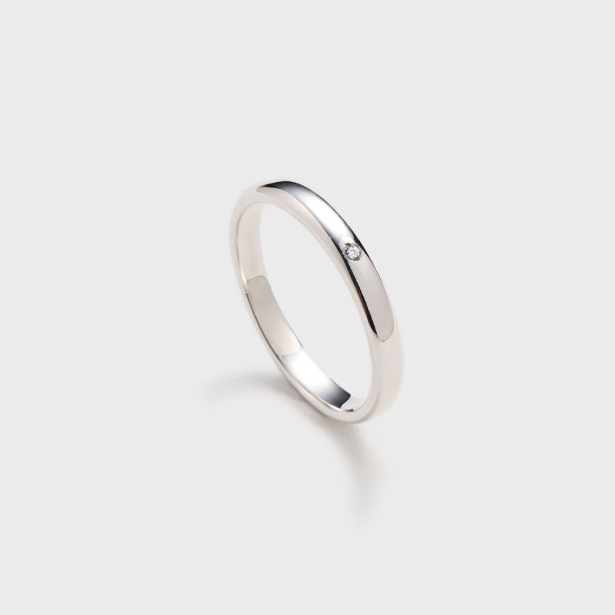 리에르시(LIERSI) 돔 3mm 1다이아 엥게이지 반지 (1~30size)