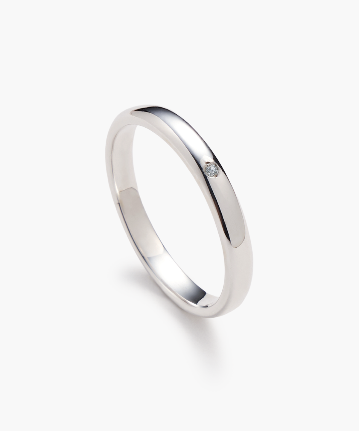 리에르시(LIERSI) 돔 3mm 1다이아 엥게이지 반지 (1~30size)