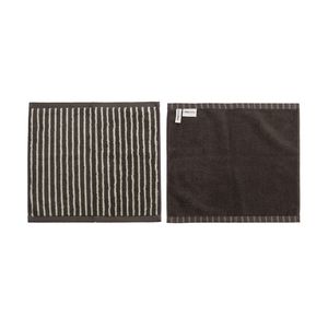 오키드 스트라이프 핸드타월 Brown