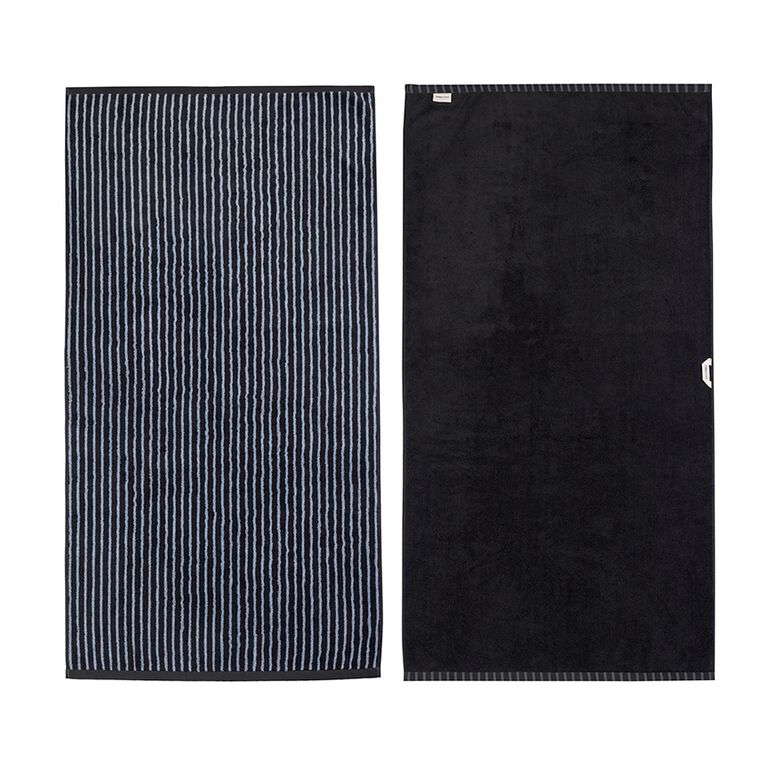 오키드 스트라이프 비치타월 Dark Gray
