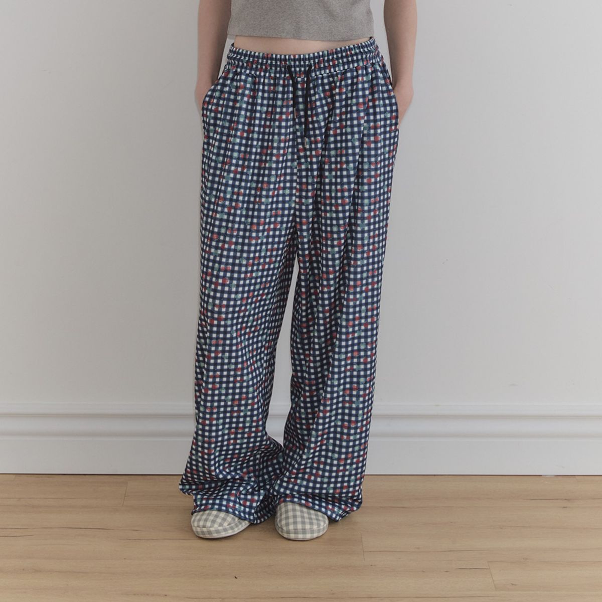 뮤즈무드(MUSEMOOD) Lucky Berry 2-Way Jogger Wide Pants (조거팬츠)