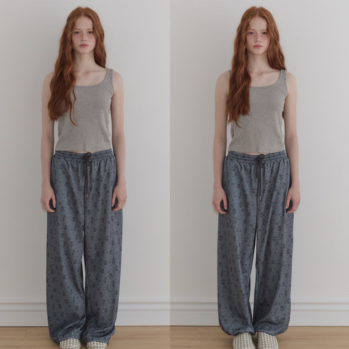 뮤즈무드(MUSEMOOD) Crochet 2-Way Jogger Wide Pants (조거팬츠)