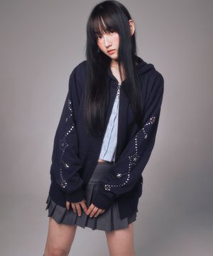 STAR HOTFIX HOOD ZIP-UP NAVY