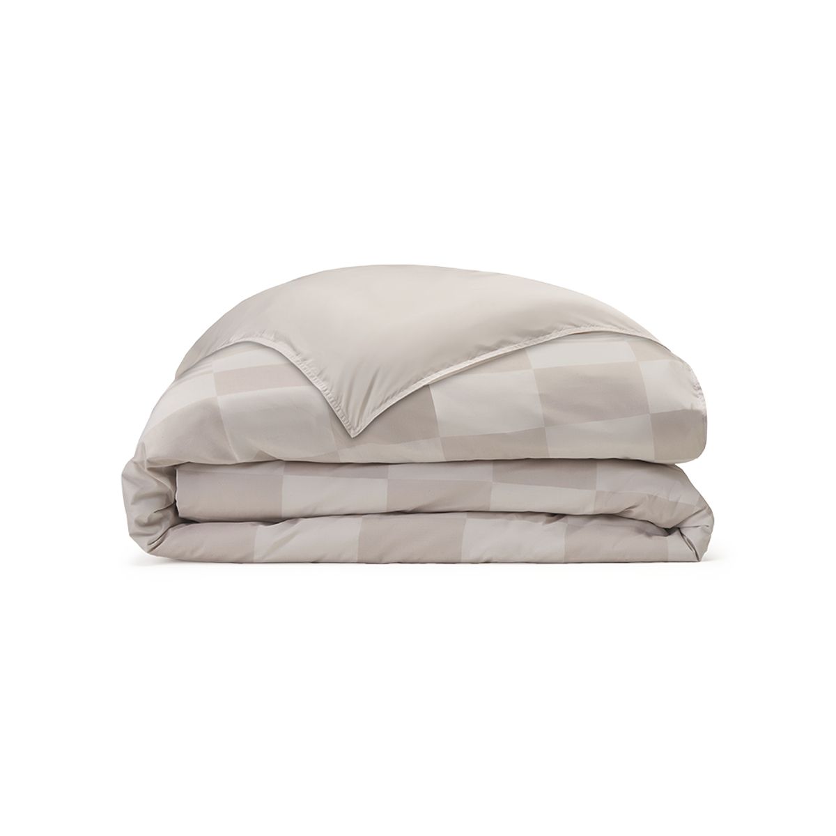 고유(KOYU) 타일즈 듀벳 커버 베이지