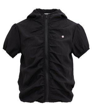 위글리 셔링 후디 집업 점퍼_블랙