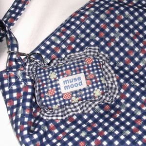 lucky berry mini cushion pouch key ring (미니파우치키링)