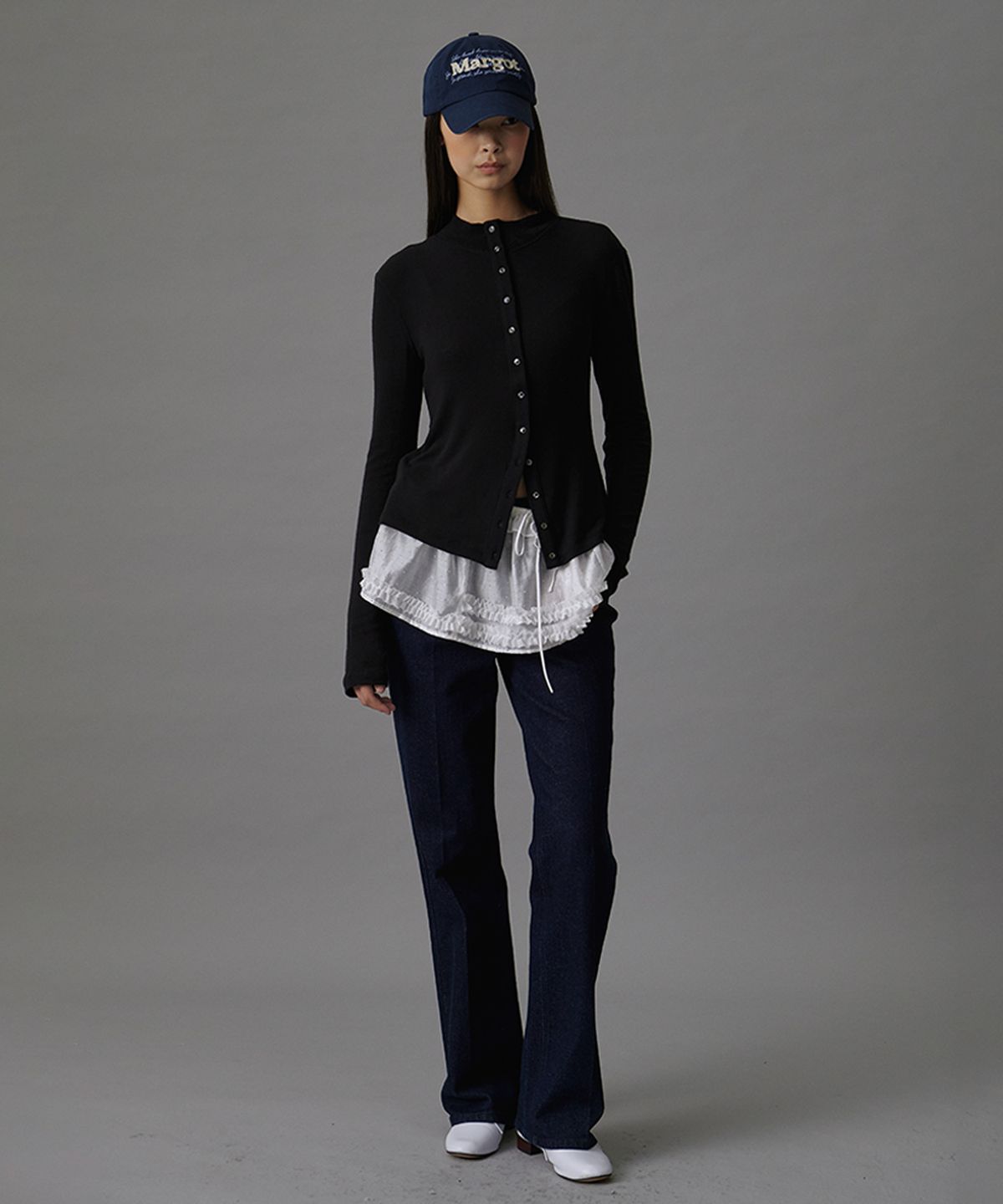 튜드먼트(TTUDEMENT) FAIRY LAYERED FRILL SKIRT WHITE
