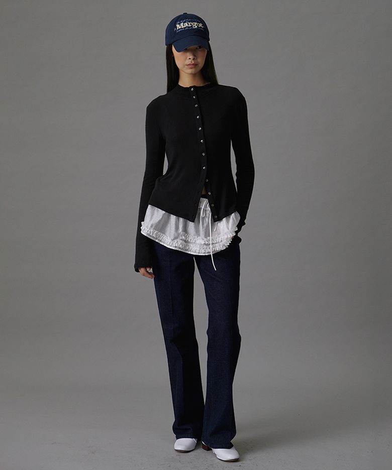 [브랜드위크 20%쿠폰] FAIRY LAYERED FRILL SKIRT WHITE