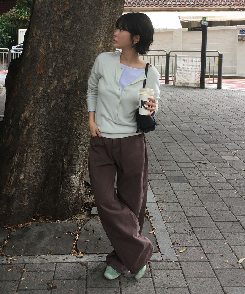 [브랜드위크 20%쿠폰] BOY FRIEND DENIM PANTS_BROWN