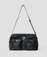 FLAP POCKET SATCHEL BAG BLACK