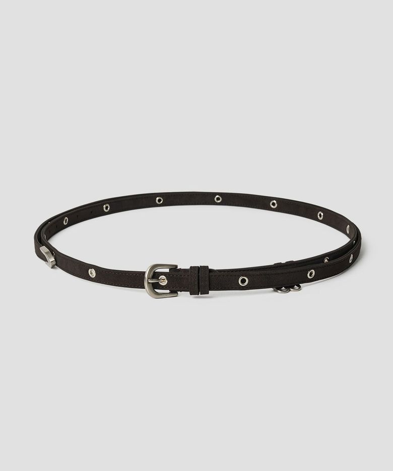 [브랜드위크 20%쿠폰] EYELET LONG BELT BROWN
