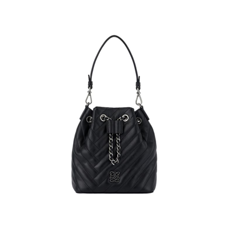 L-QUILTING(엘퀼팅)버킷백 HT2QT08BL