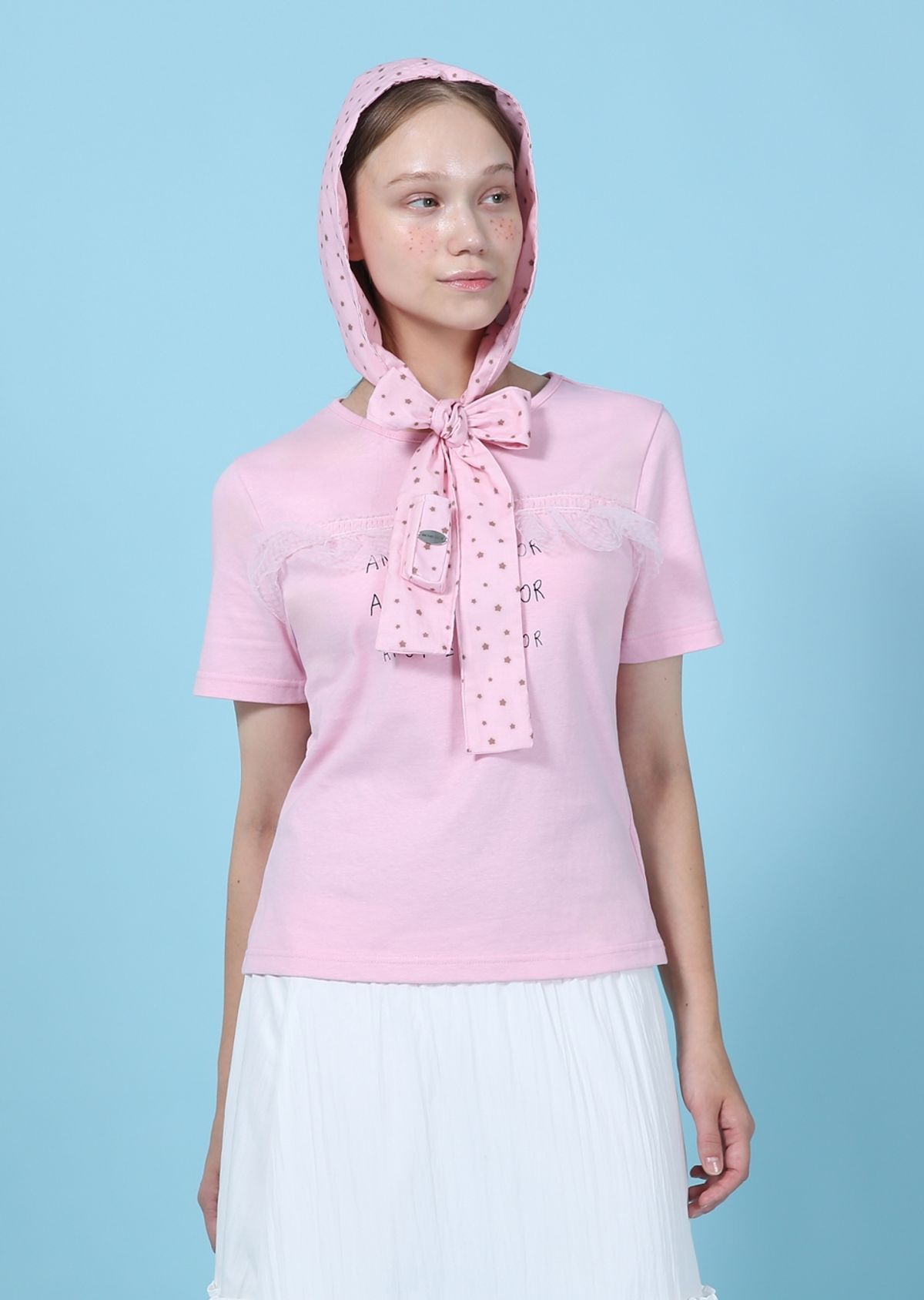 언어더컬러(ANOTHER COLOR) Kitch Pocket Hoodie ( PINK )