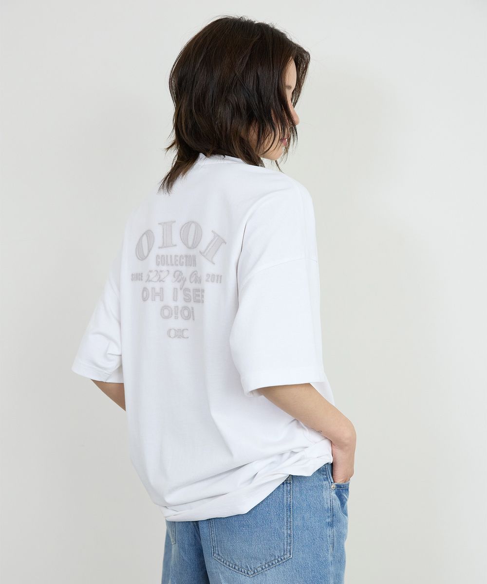 빈티지 스몰 로고 오버핏 티셔츠 [WHITE]