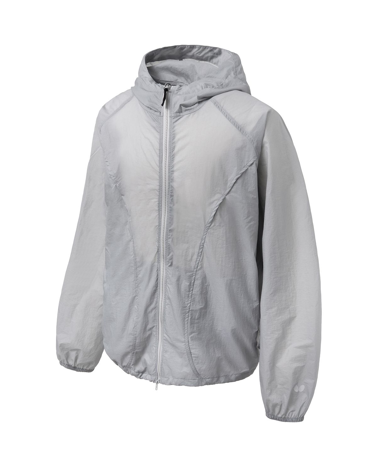버터플라이 스포츠웨어(BUTTERFLY SPORTSWEAR) 커브라인 캡 후드 바람막이 라이트 그레이