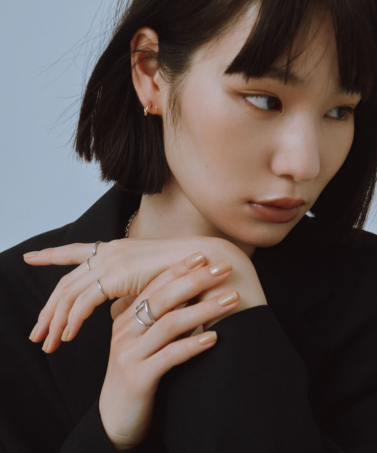 노비스도쿄(NOVICE TOKYO) 컬 트위스트 피어스 Curl Twist Pierce/ Gold