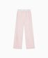 여성 코튼 포플린 로고 웨이스트밴드 팬츠_QS7410TFF