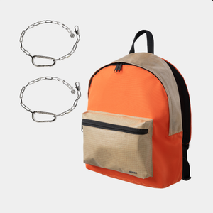 카라비너 후원팔찌 2개 + 클래식백팩 세트