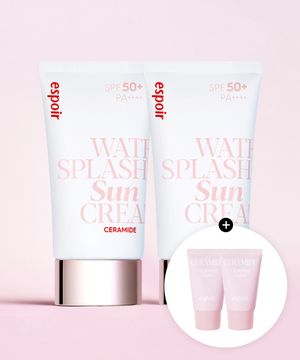 [기획세트1+1] 워터 스플래쉬 선크림 세라마이드 60ml SPF50+ PA++++(+세라마이드 클렌징 폼20g)