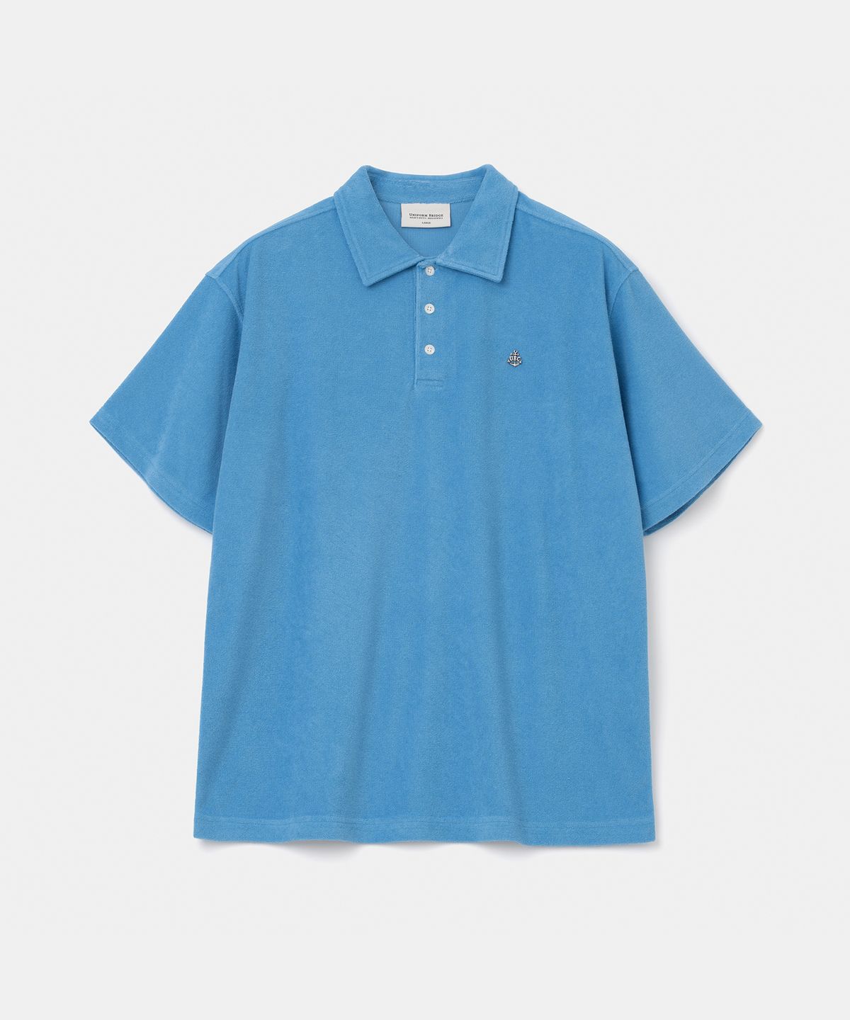 유니폼브릿지(UNIFORM BRIDGE) terry s/s t-shirt sky blue