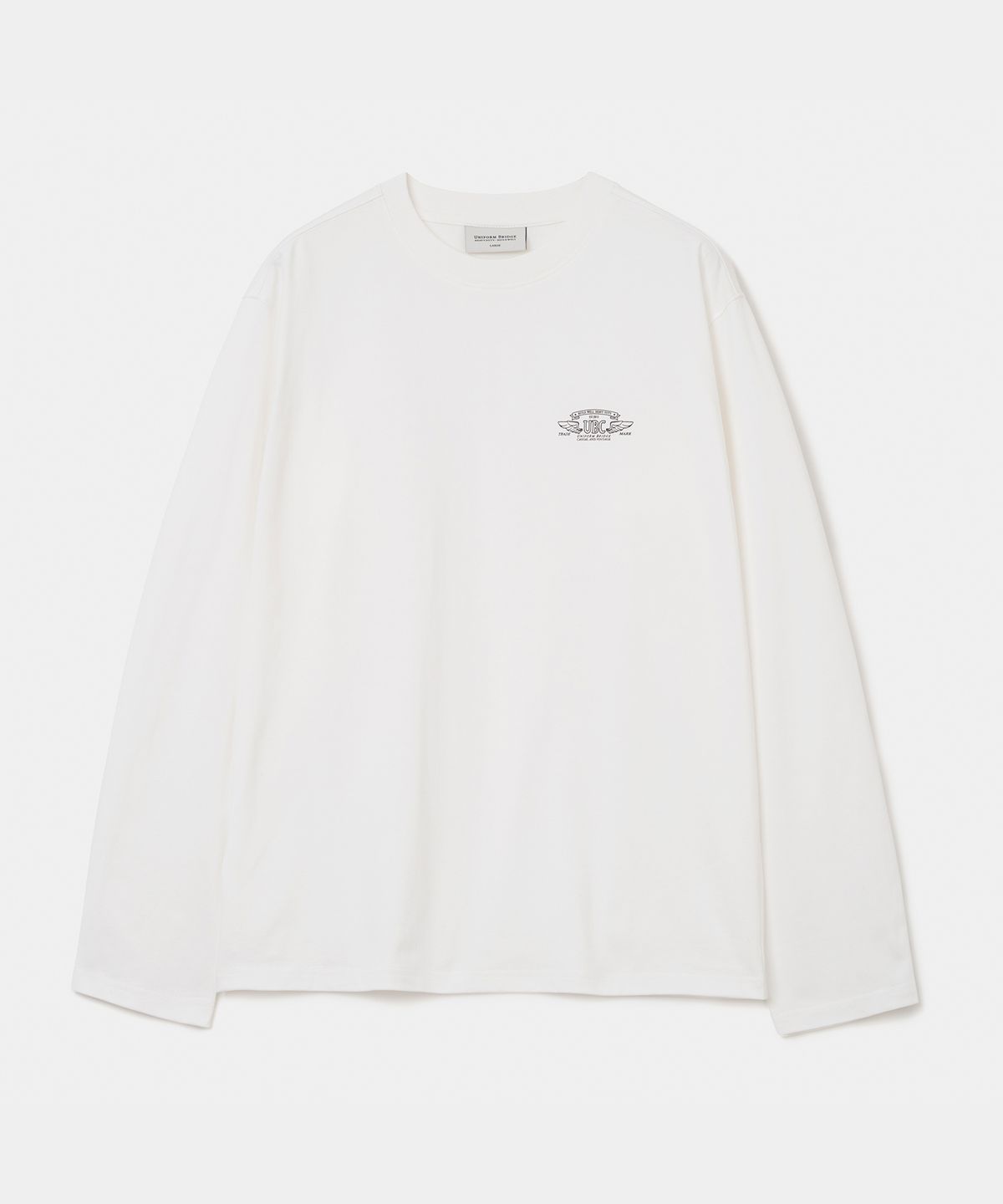 유니폼브릿지(UNIFORM BRIDGE) ubc basic l/s t-shirt off white