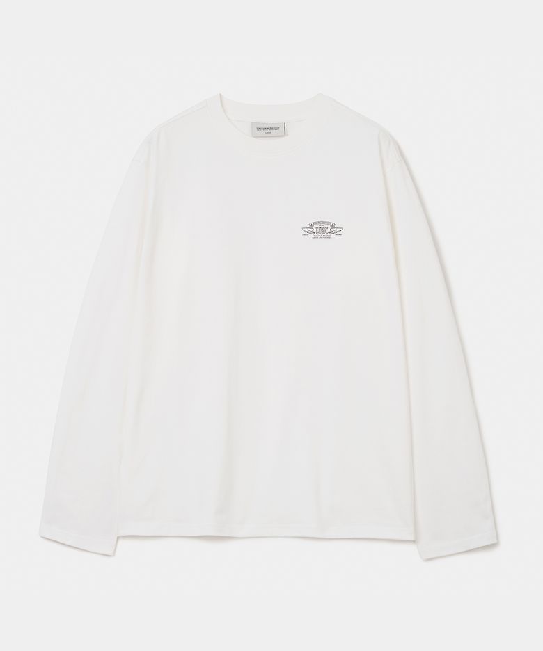 ubc basic l/s t-shirt off white