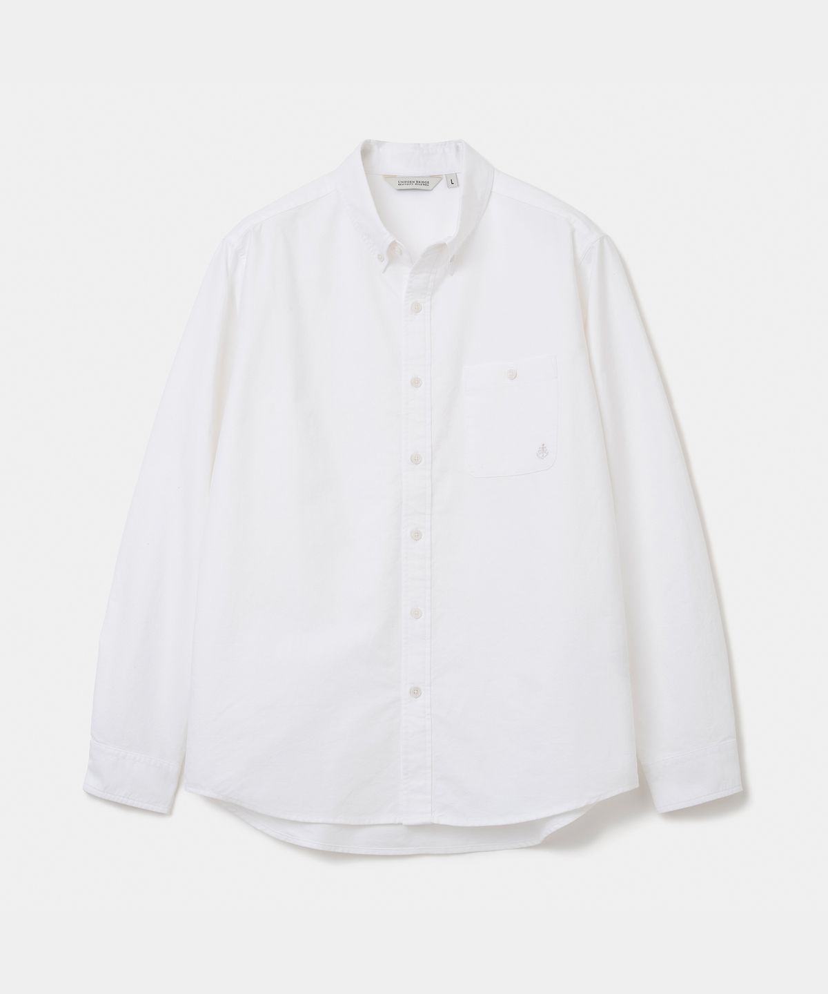 유니폼브릿지(UNIFORM BRIDGE) button down oxford shirt white