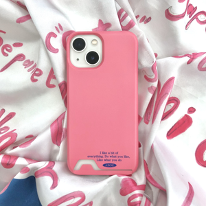 핑크 카드케이스